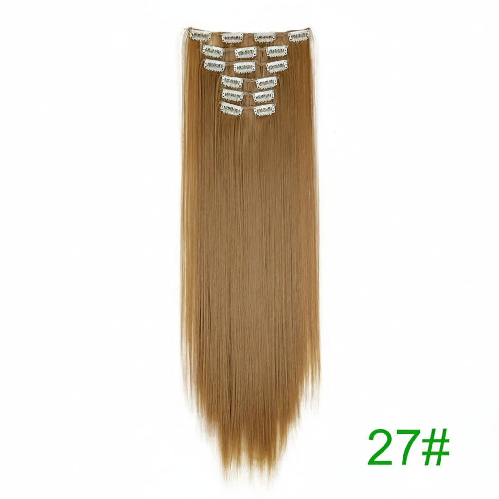 Synthetic 24Inch 16 Clips in Hair Extensions