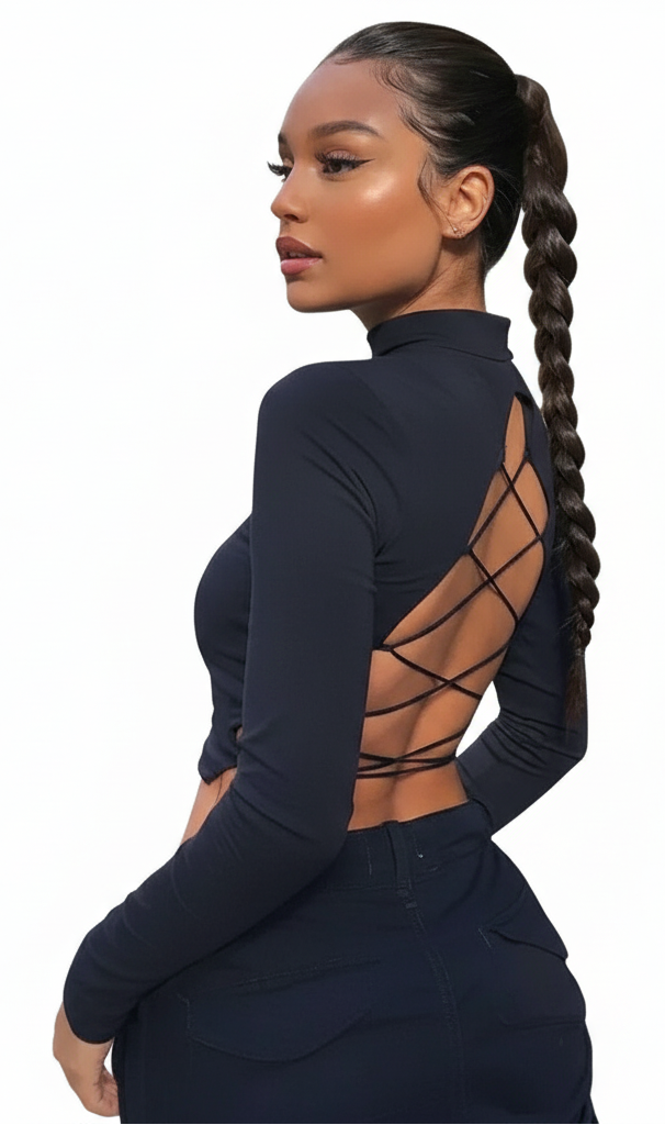 80cm Long Synthetic Braided Ponytail With Rubberband