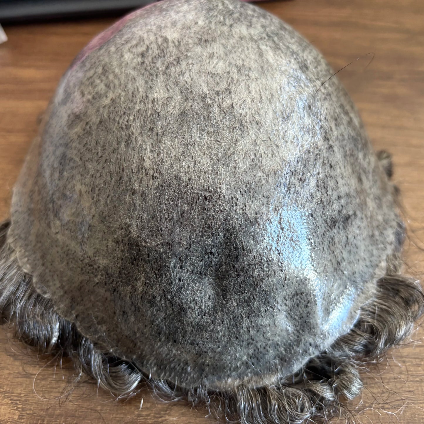 Undetectable 6mm Tight Curl Remy Human Hair Male Wigs System