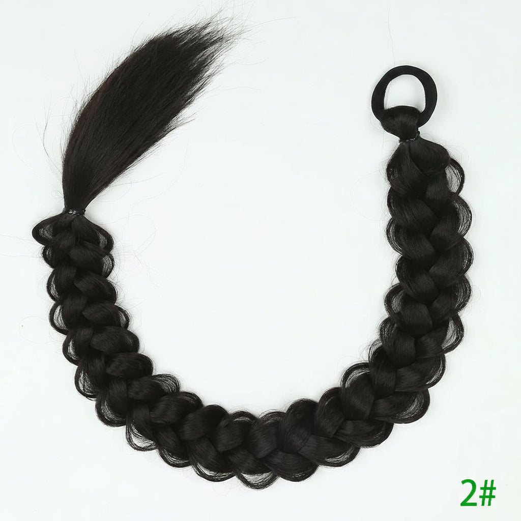 Synthetic Braided Long Ponytail Extensions