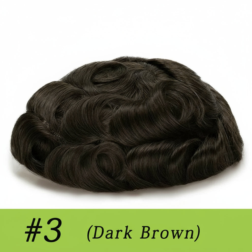 Q6 Lace Toupee Men European Human Hair