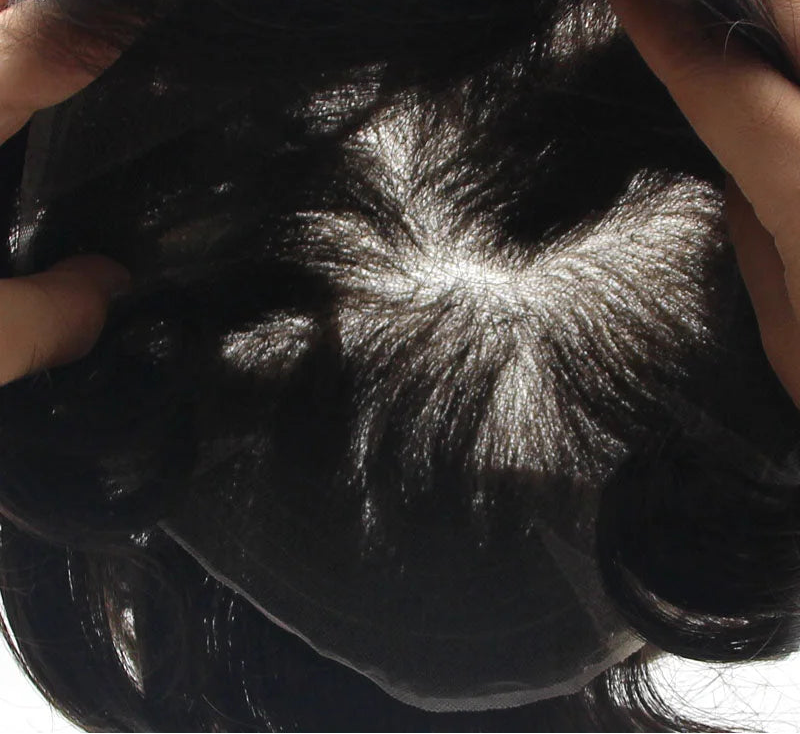 New Full Lace Toupee Men French Lace