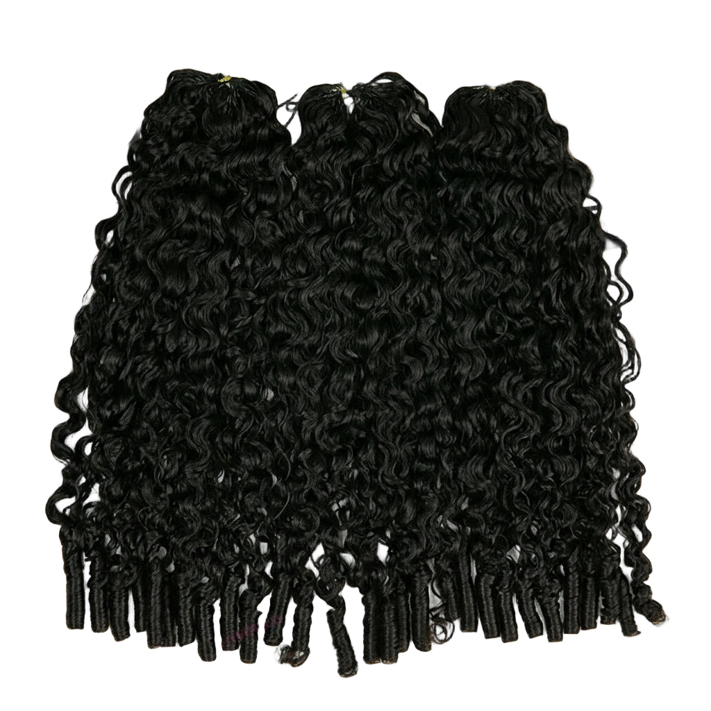 Knotless Curly Crochet Human Hair