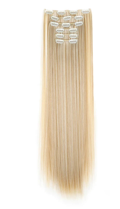 Synthetic 24Inch 16 Clips in Hair Extensions
