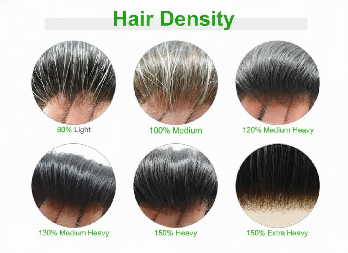 4mm Wave Afro Human Hair Wigs for Men Thin Skin