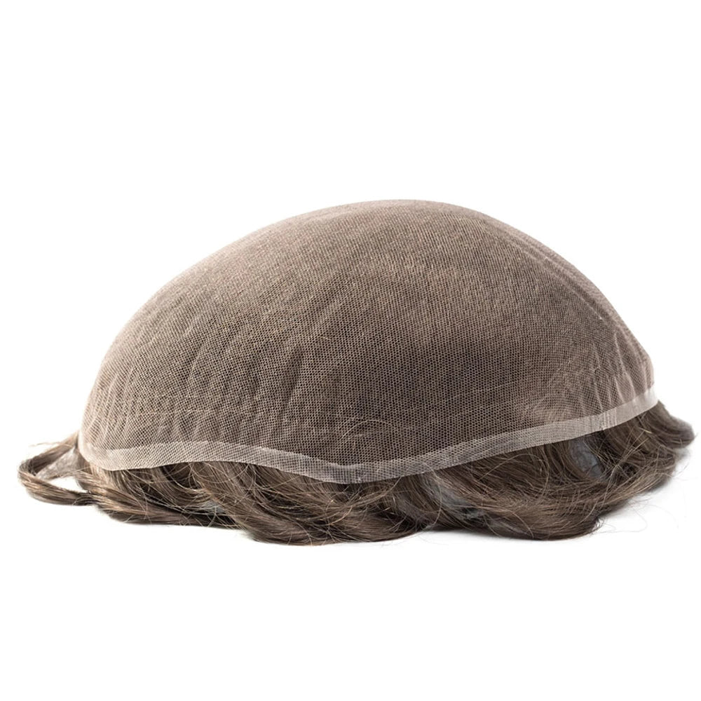 Full Lace Toupee For Men Human Hair Unit