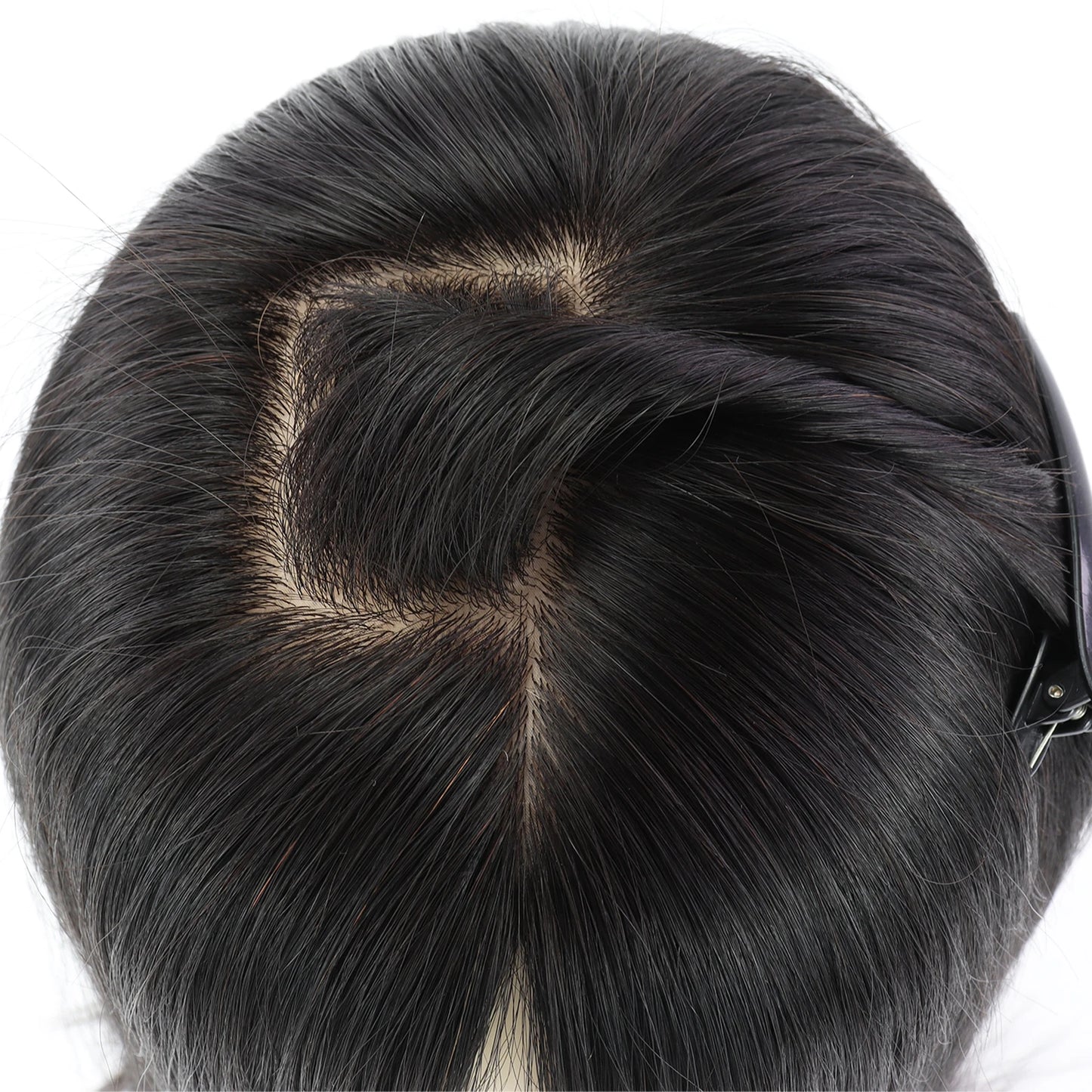 Silk Top Full Lace Wig with Bangs