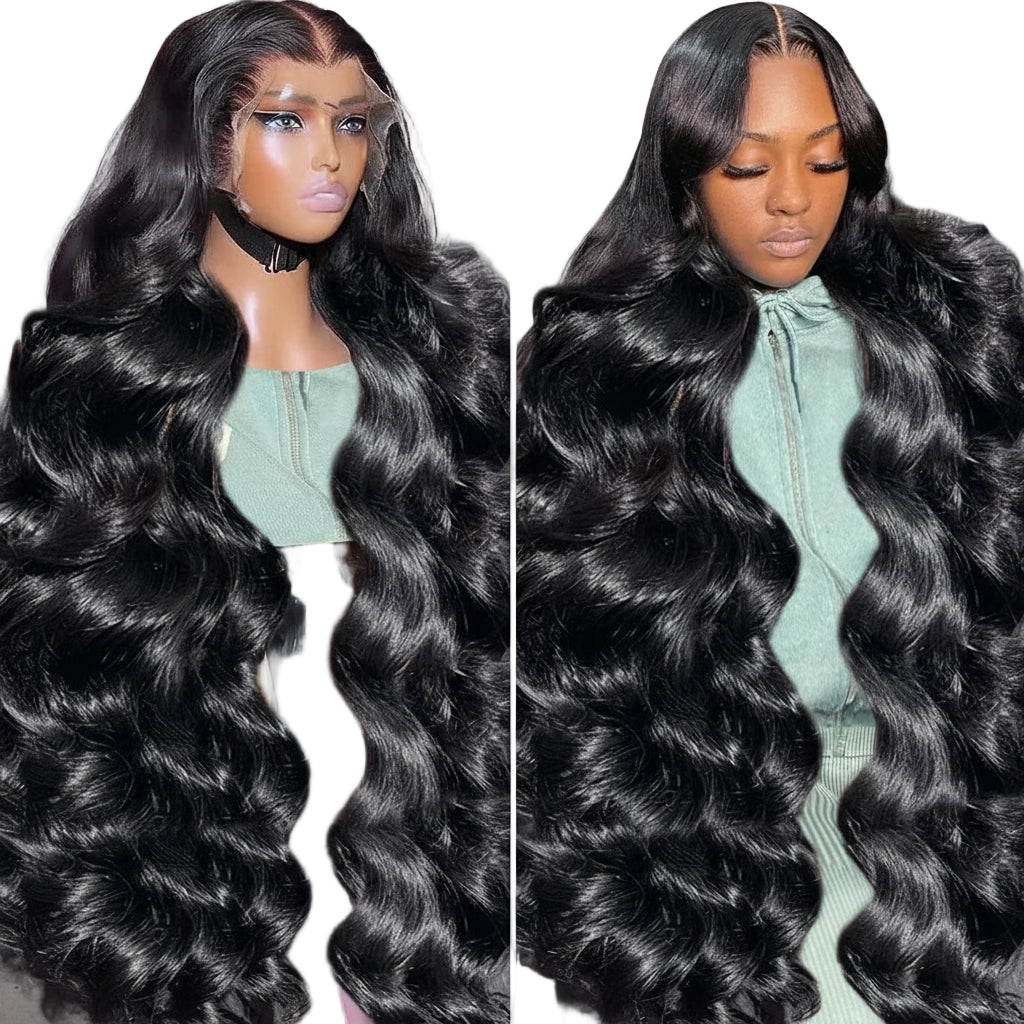 Full Hd Lace Wig 13x6 Human Hair PrePlucked Brazilian Body Wave 30 40 Inch