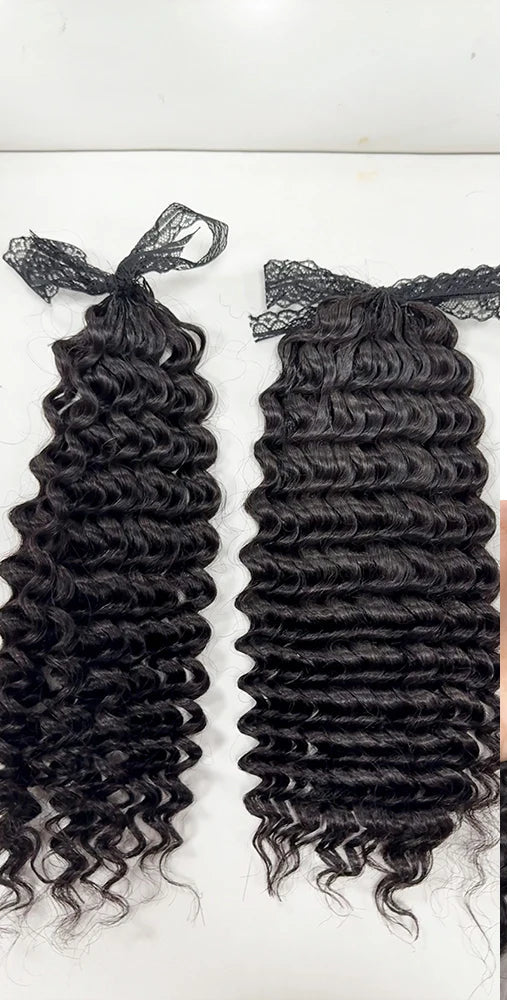 Deep Curly Crochet Human Hair