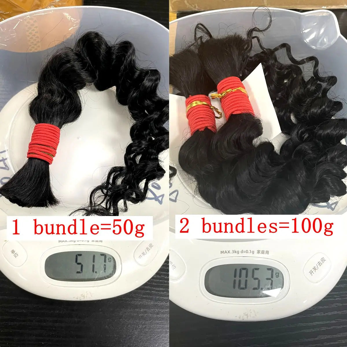 Natural Human Braiding Hair 26 28 Inch Deep Water Wave Bulk Human Hair for Boho Braids No Weft 16A Virgin Curly Hair Extensions