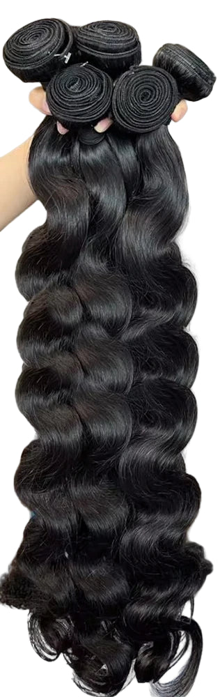 30 36 Inch Body Wave Raw 1 3 4 Bundles Indian 100% Unprocessed Human Hair Wavy