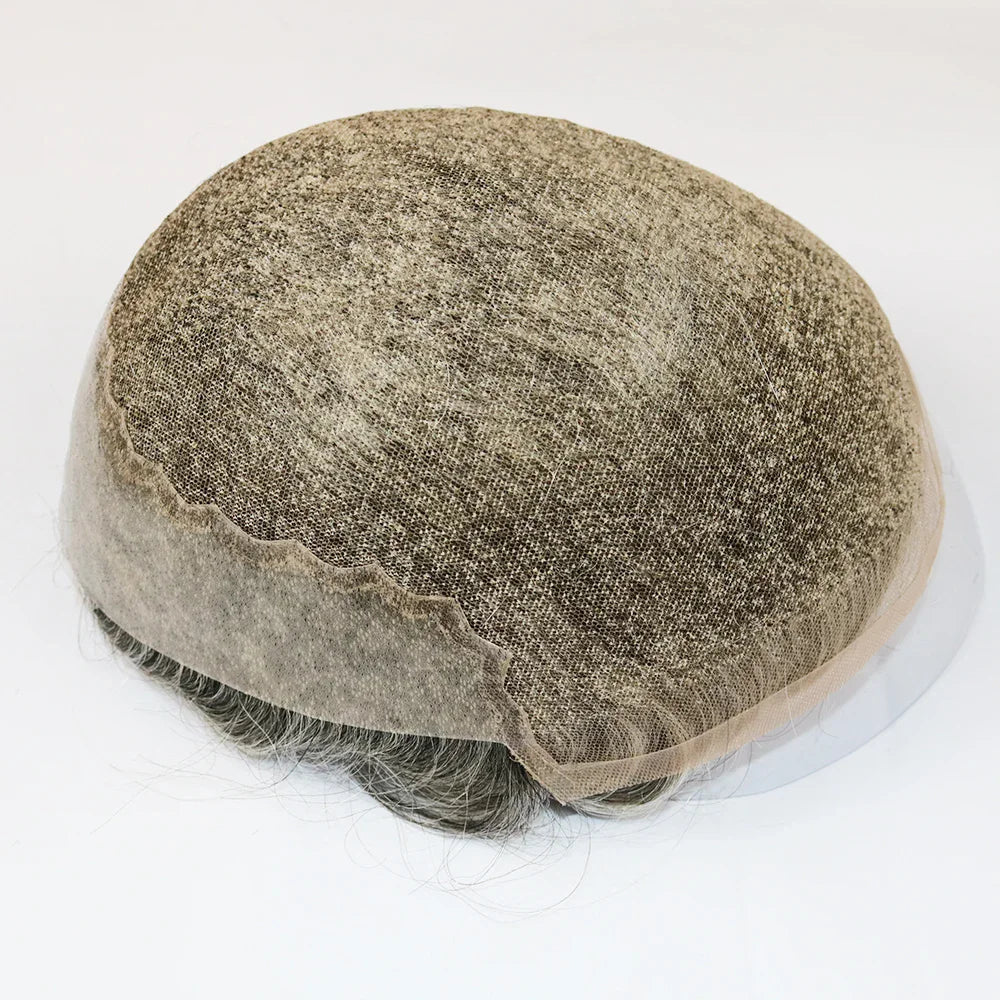 Natural Hairline Q6 Lace Front Male Wigs