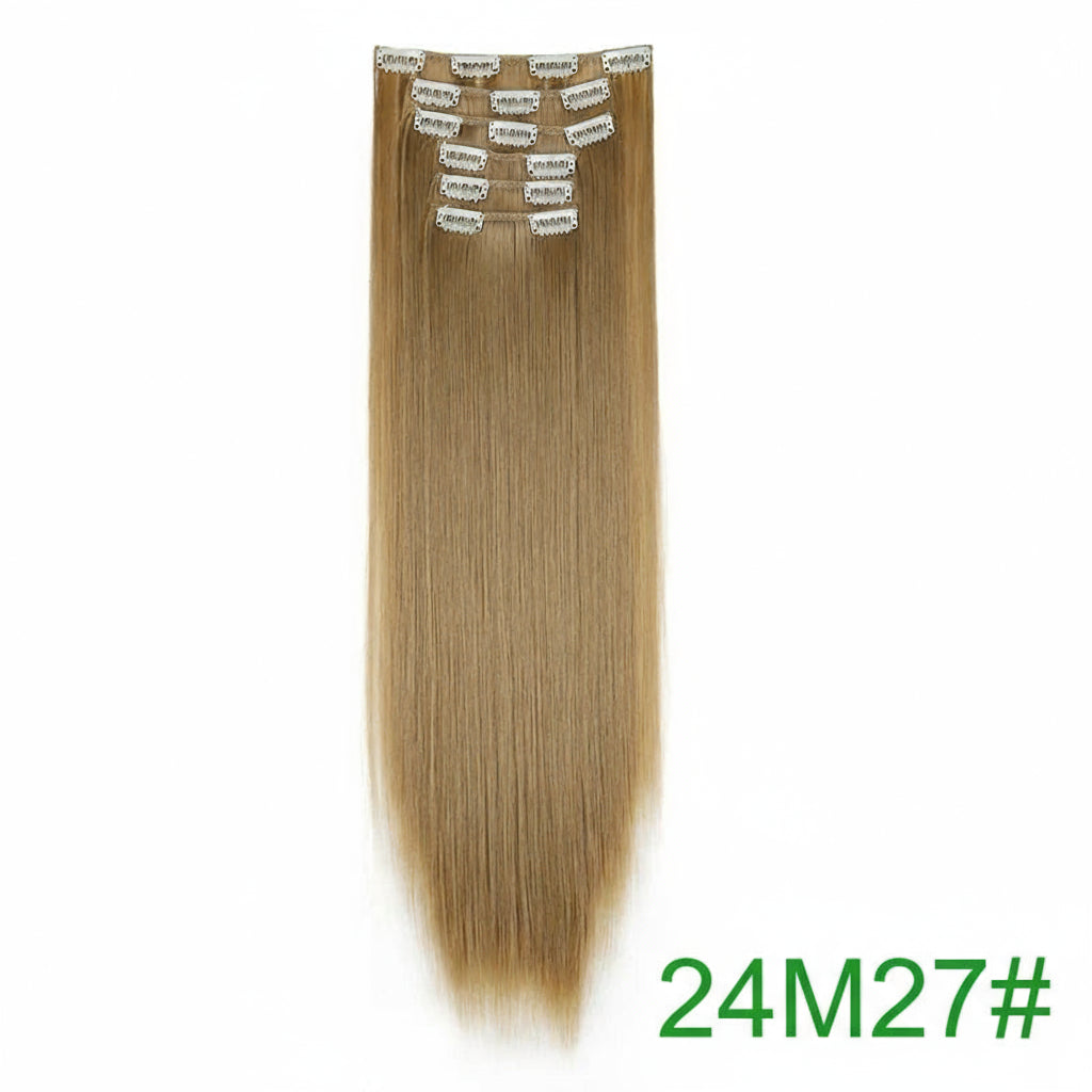 Synthetic 24Inch 16 Clips in Hair Extensions