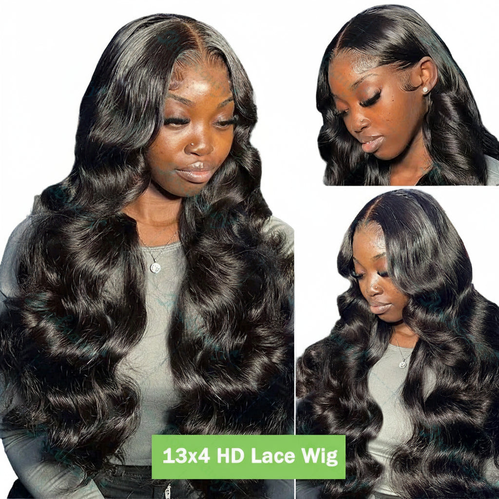 200% Transparent Body Wave Lace Front Brazilian 13x4 Curly Human Hair Wigs 13x6 Hd Lace Frontal Wig For Women 5x5 Closure Wig