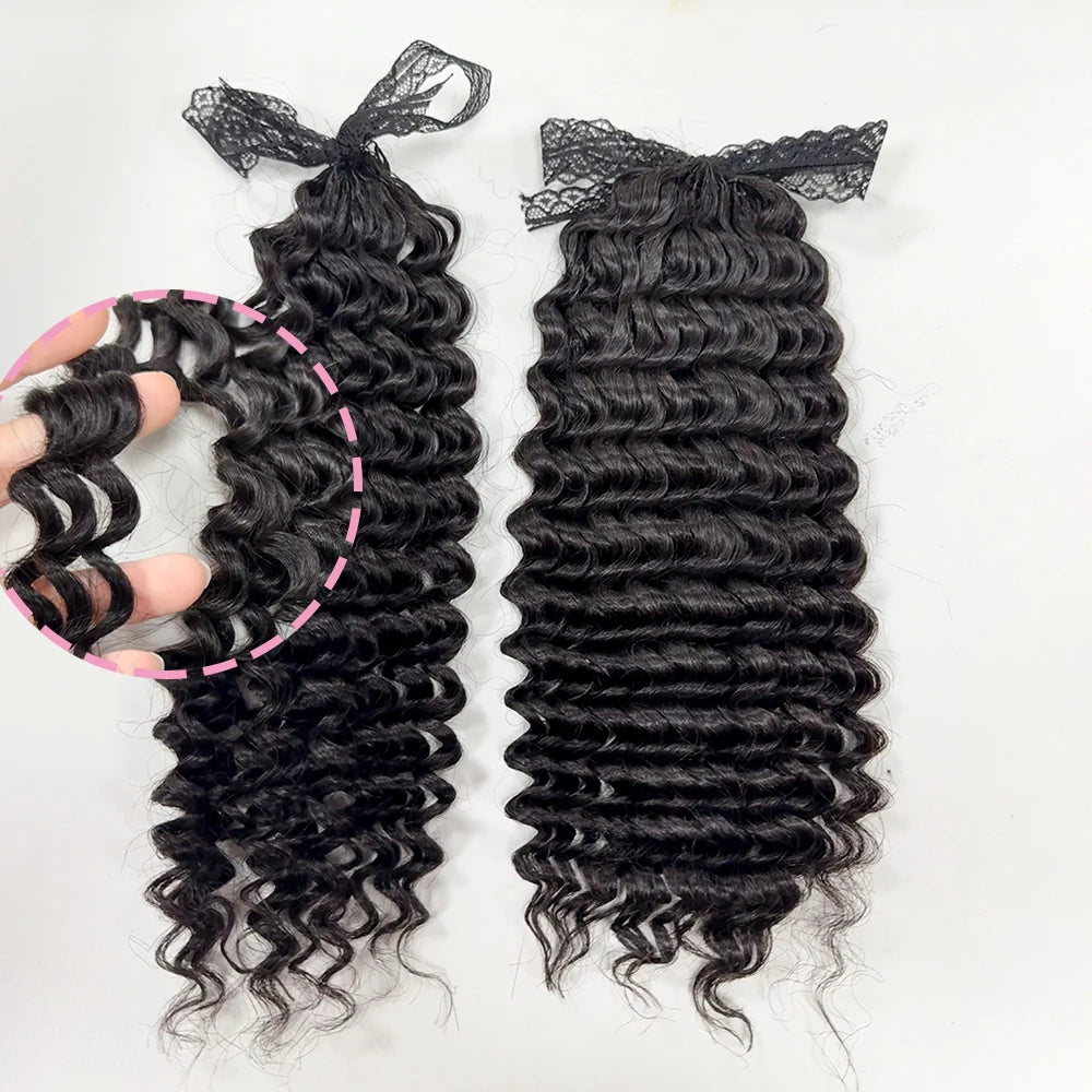 Deep Curly Crochet Human Hair