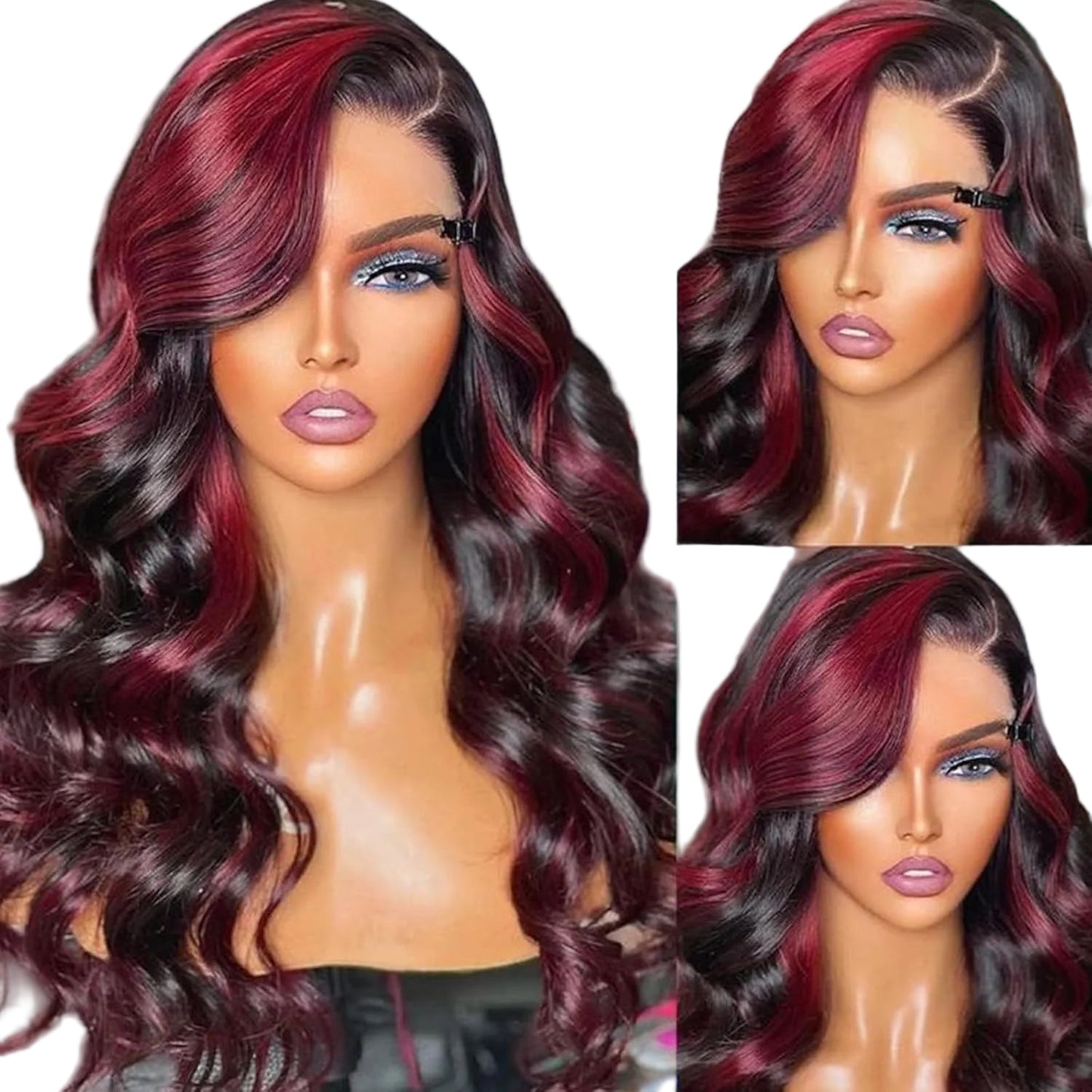 Highlight 5x5 Glueless Human Wigs