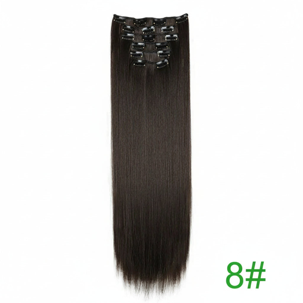 Synthetic 24Inch 16 Clips in Hair Extensions