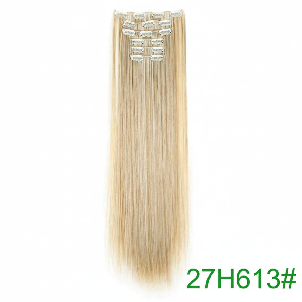 Synthetic 24Inch 16 Clips in Hair Extensions