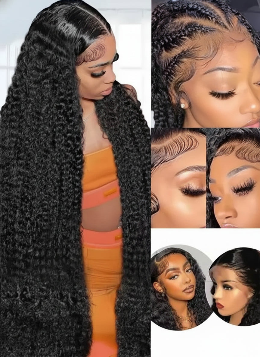 300% Density 13x6 360 Full Loose Deep Wave Hd Lace Frontal Wig