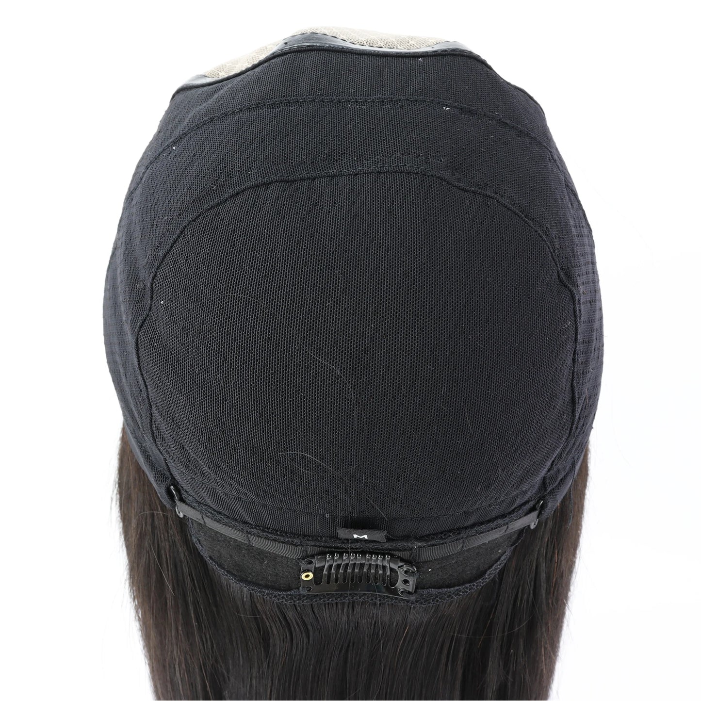 Silk Top Full Lace Wig with Bangs