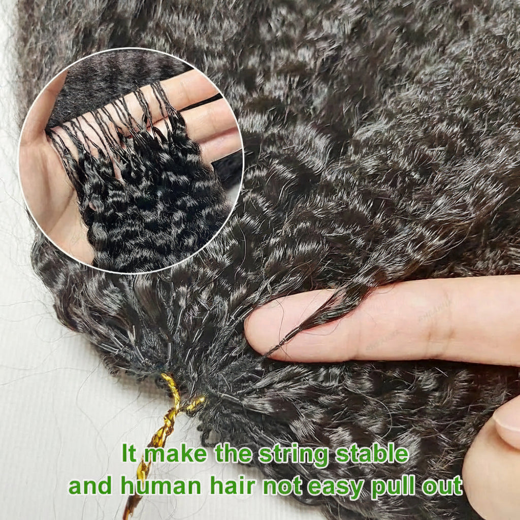 100g/PC Feather Crochet Human Hair Extensions Knotless