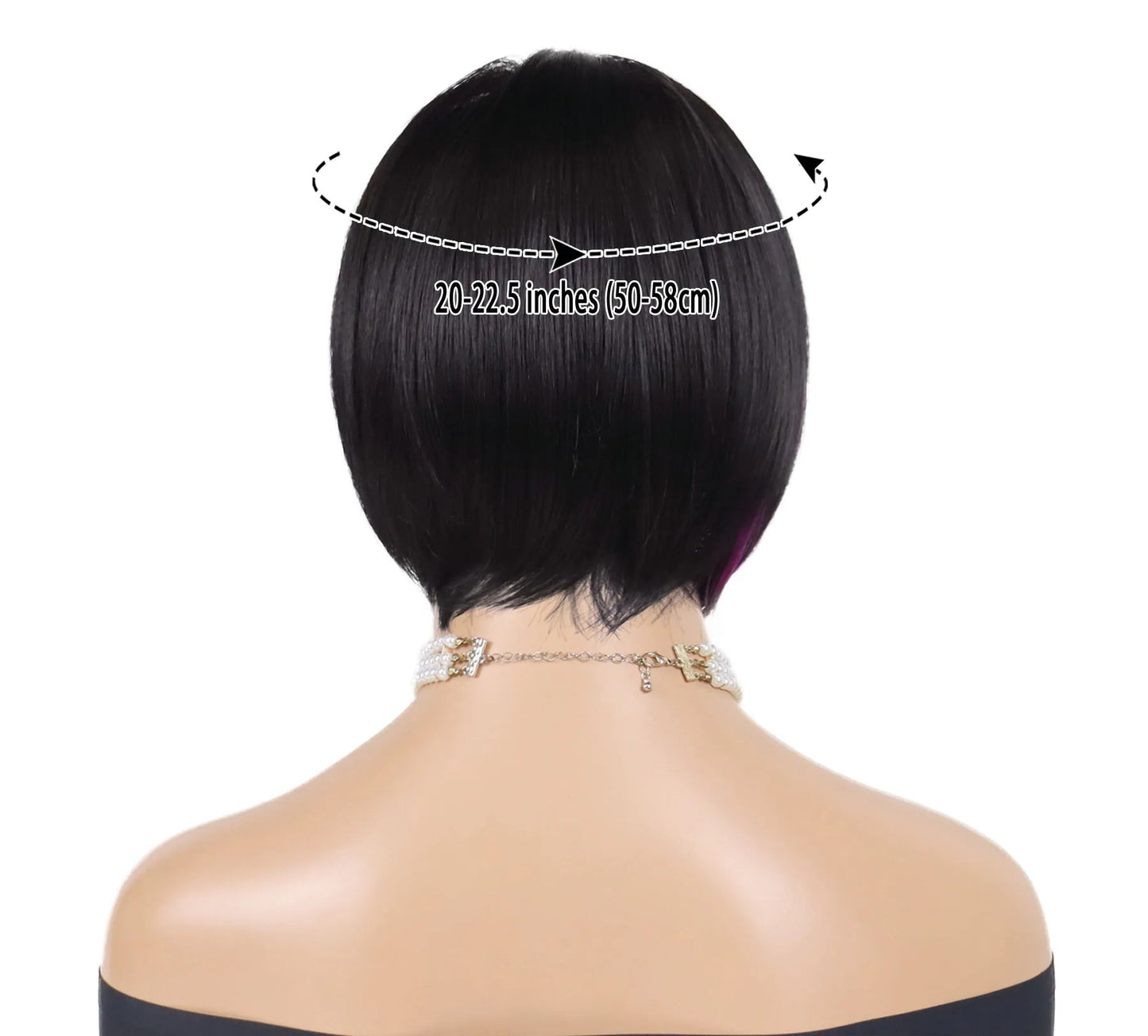 Synthetic Burgundy Wig f