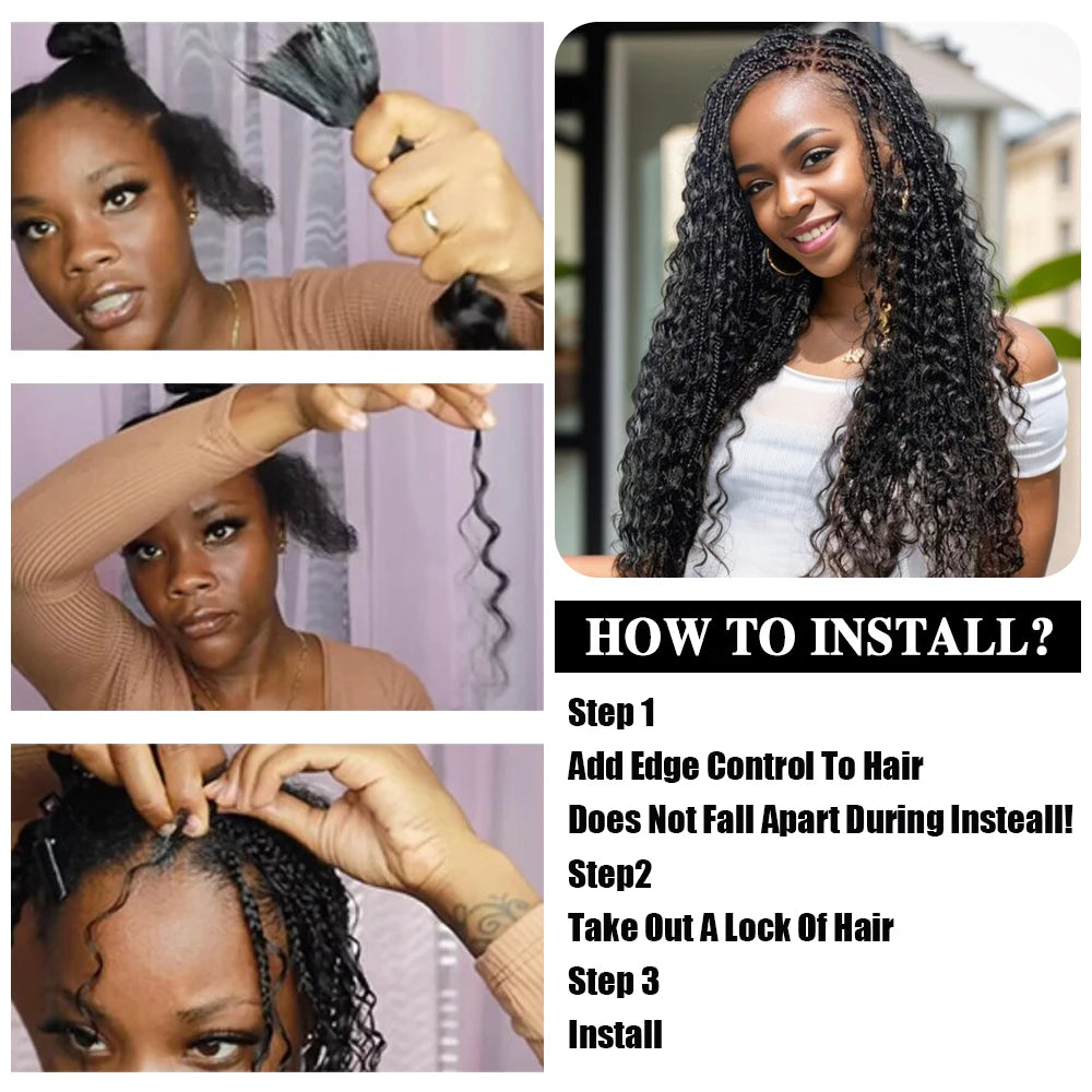 Human Braiding Hair 2Bundle 100g 18Inch Deep Wave Bulk Human Hair Brown Wet and Wavy Human Hair Bundles for Braiding No Weft