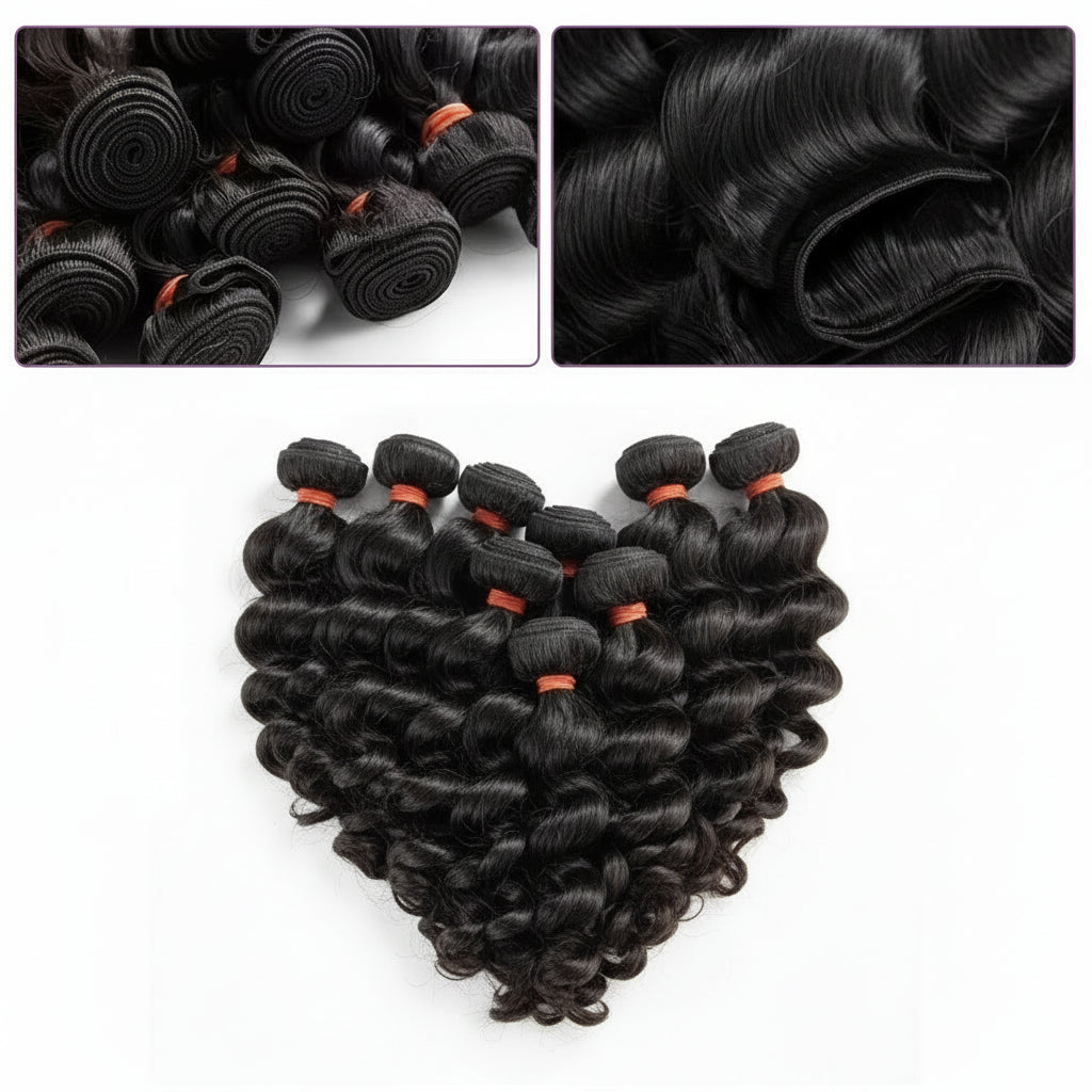 15A Loose Wave Raw Burmese Curly Bundles