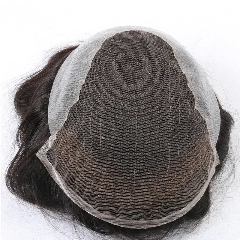 Q6 Lace Toupee Men European Human Hair