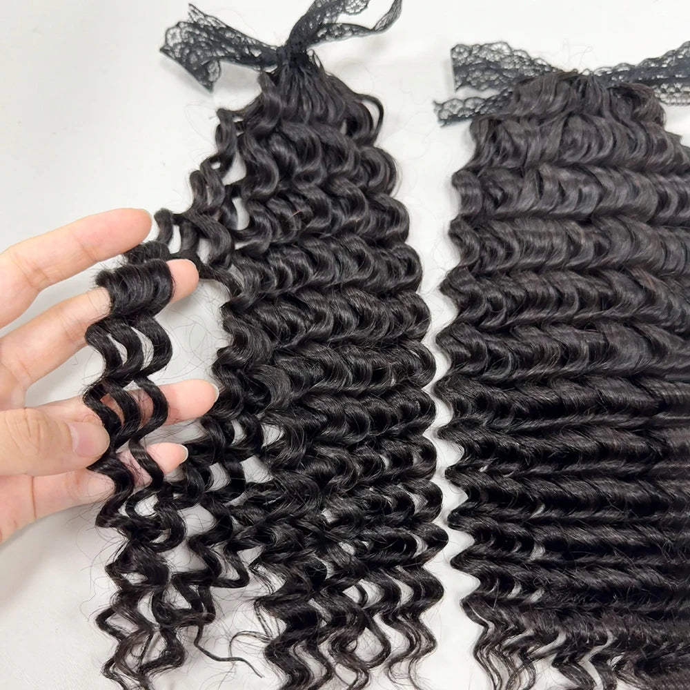 Deep Curly Crochet Human Hair