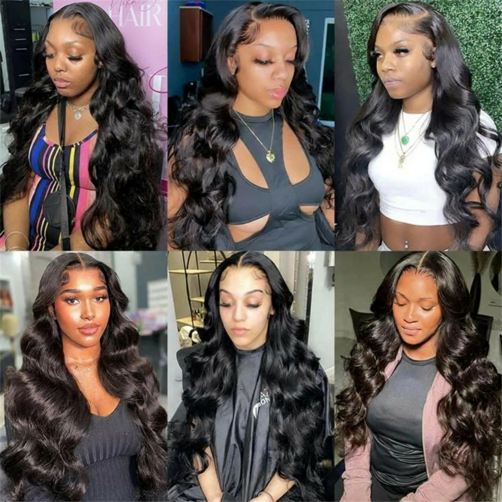 26 Inch Body Wave Bundles With Closure Brazilian Hair Weave 3/4 Bundles With Closure Bundles With 2X6 Closure