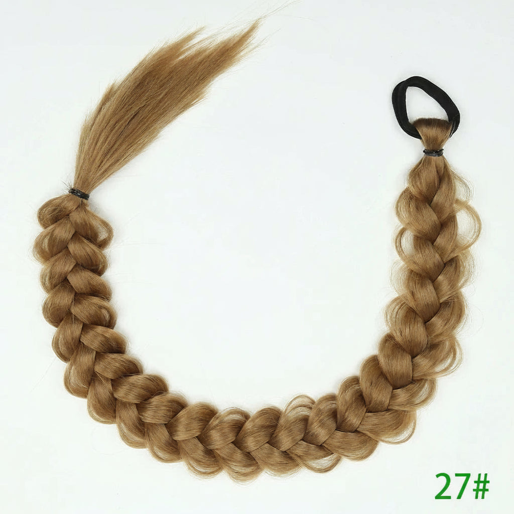 Synthetic Braided Long Ponytail Extensions