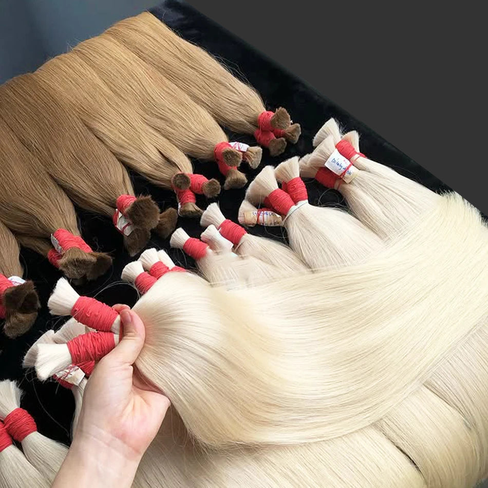 Blonde Straight Human Hair 100% Natural