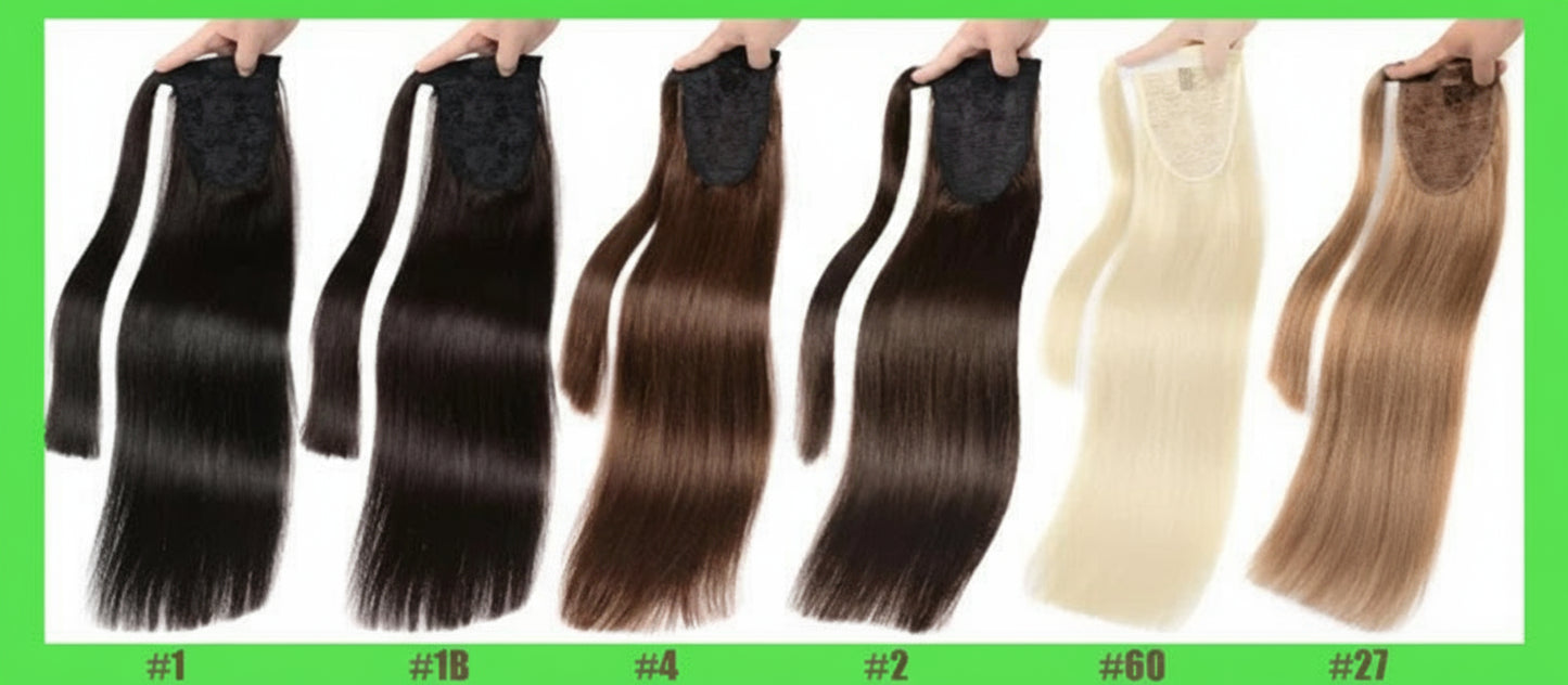Blonde Ponytail Human Hair