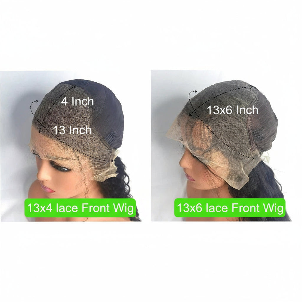 Reddish Brown 13x4 Body Wave Lace Frontal Wigs Human Hair