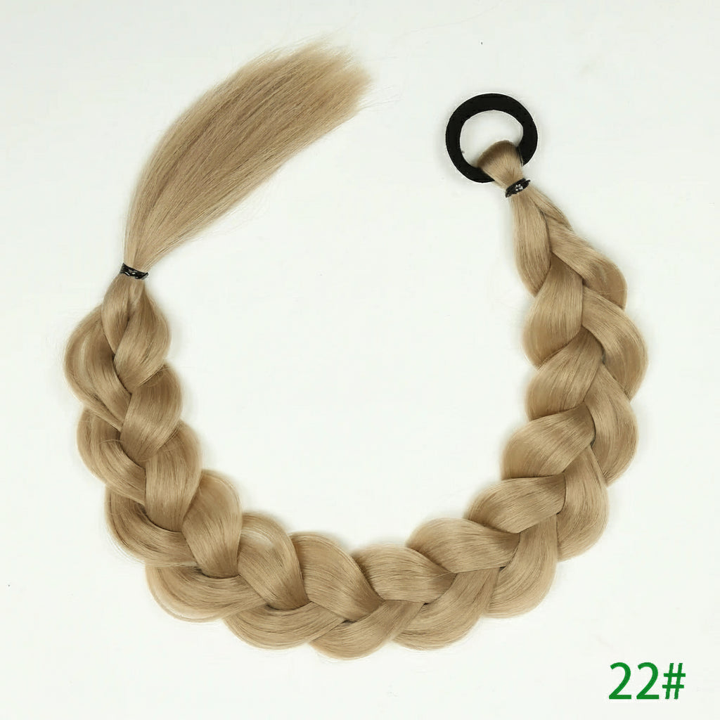 Synthetic Braided Long Ponytail Extensions