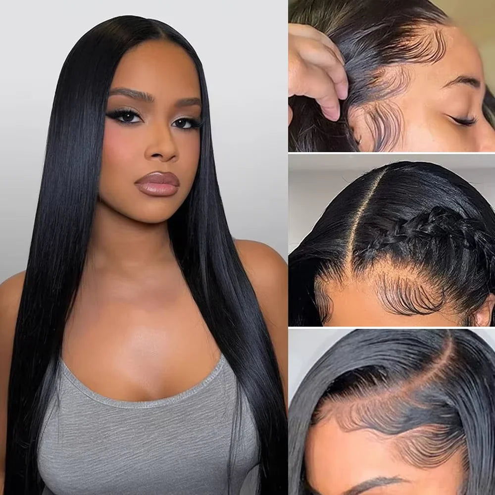 Bone Straight 13x6 13x4 Hd Lace Full Frontal Brazilian Human Hair