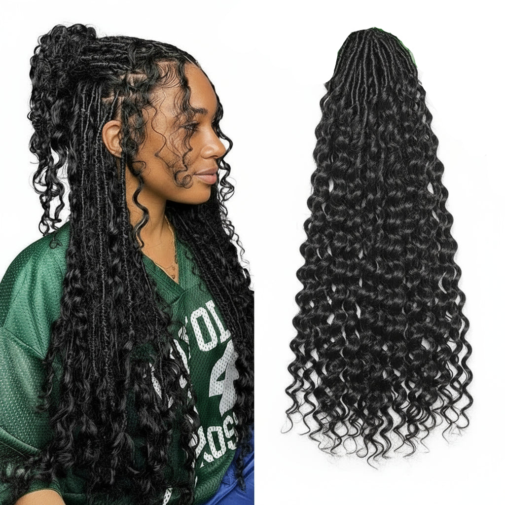Crochet Boho Locs Human Hair