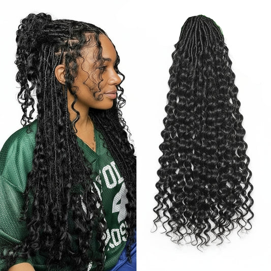 Crochet Boho Locs Human Hair