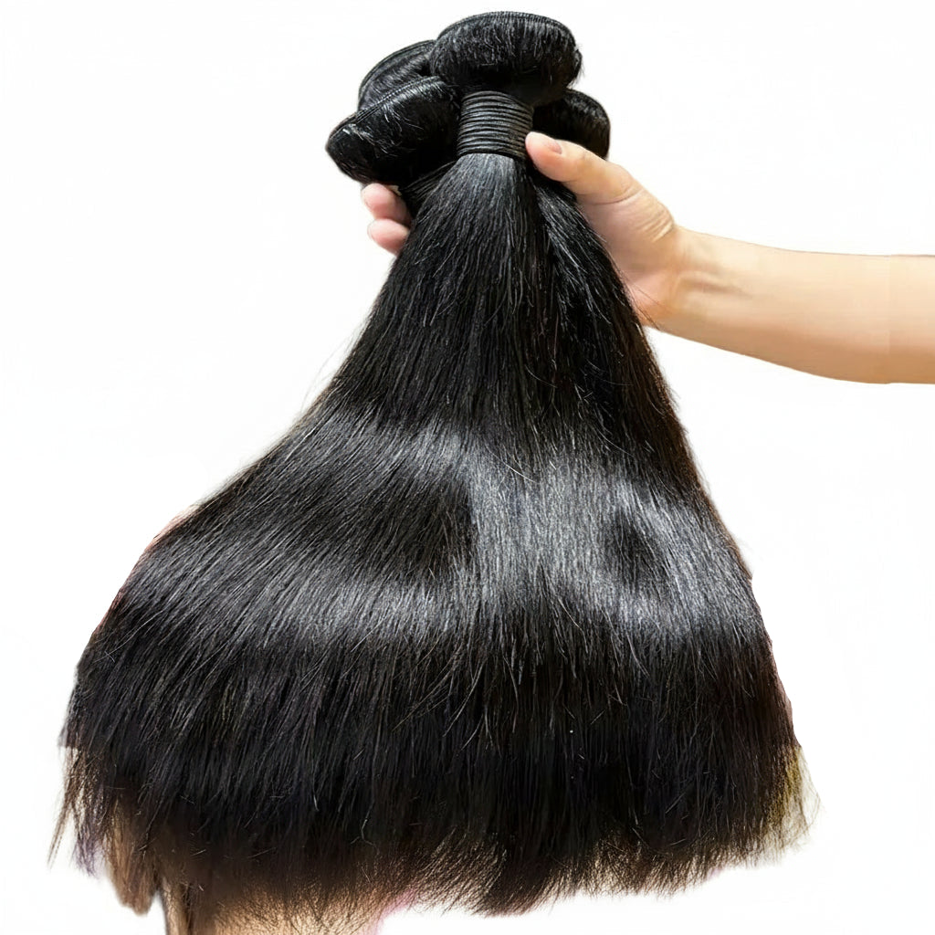 30 Inch Human Hair Bundles Brazilian Raw Hair Weave 1/3/4 Bundles Human Hair 26 28 30 Inch Straight Hair Extensions