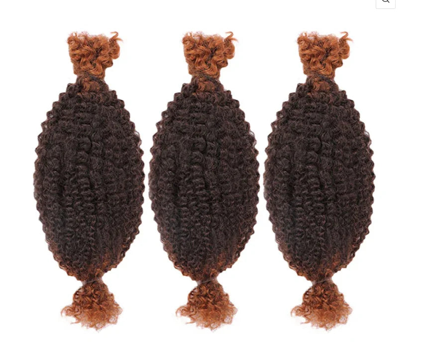 Sleek Kinky Twist Crochet Braiding Hair 100% Human