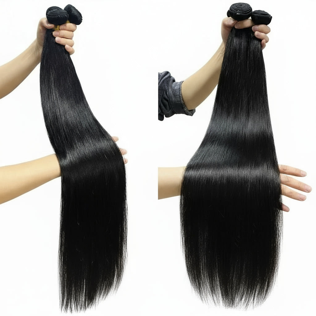 30 32 40 Inch Bundles 1 2 3 4 5 Bone Straight Brazilian Remy Human Hair Bundles Raw Extensions