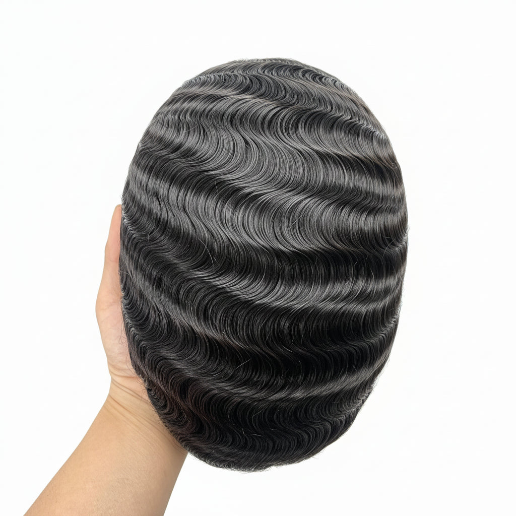 New Full Lace Toupee Men French Lace