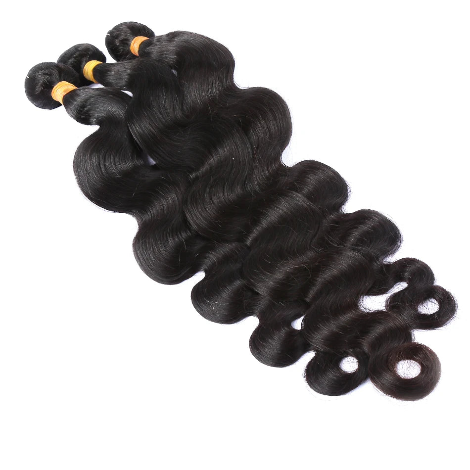 30 40 Inch Body Wave 2 3 4 5 Bundles Brazilian Remy Unprocessed Human Hair Wavy Weave Extensions