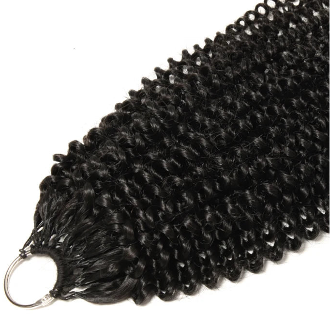 Afro Kinky Curly Crochet Braiding Human Hair