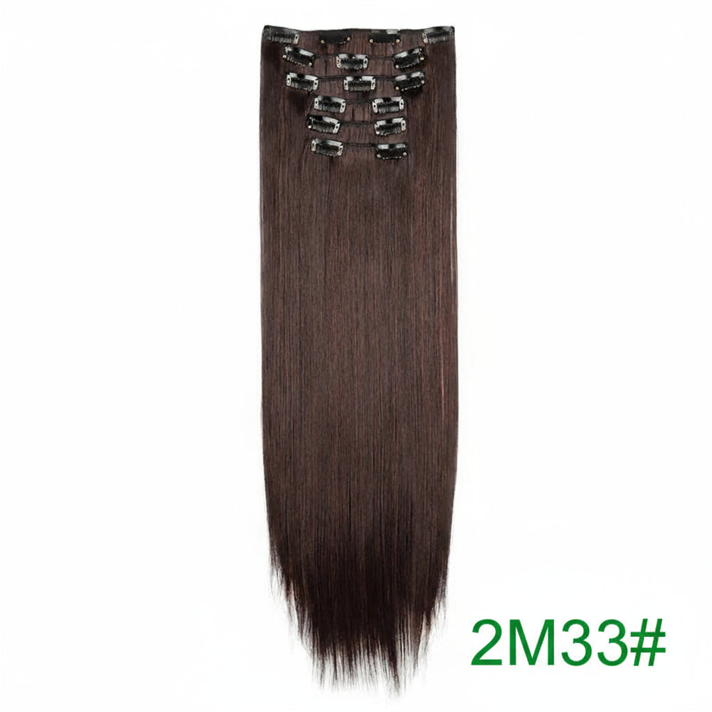 Synthetic 24Inch 16 Clips in Hair Extensions
