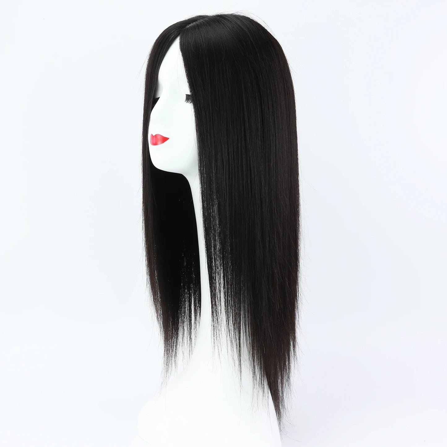 Silk Top Full Lace Wig with Bangs